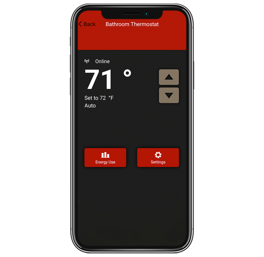 Nuheat Thermostat Setup Using the App